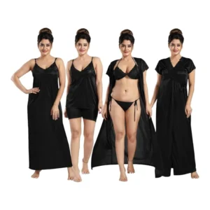 6 part best quality nighty dress