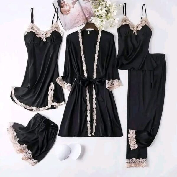 5 part best quality nighty dress