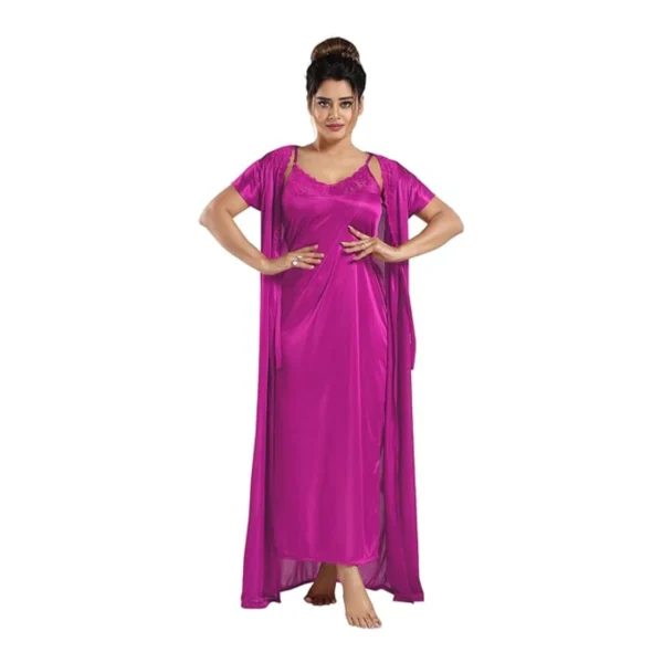 6 part best quality nighty dress - Image 3