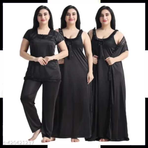 4 Part New Model Night Dress