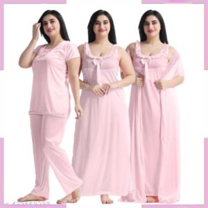 4 Part New Model Night Dress