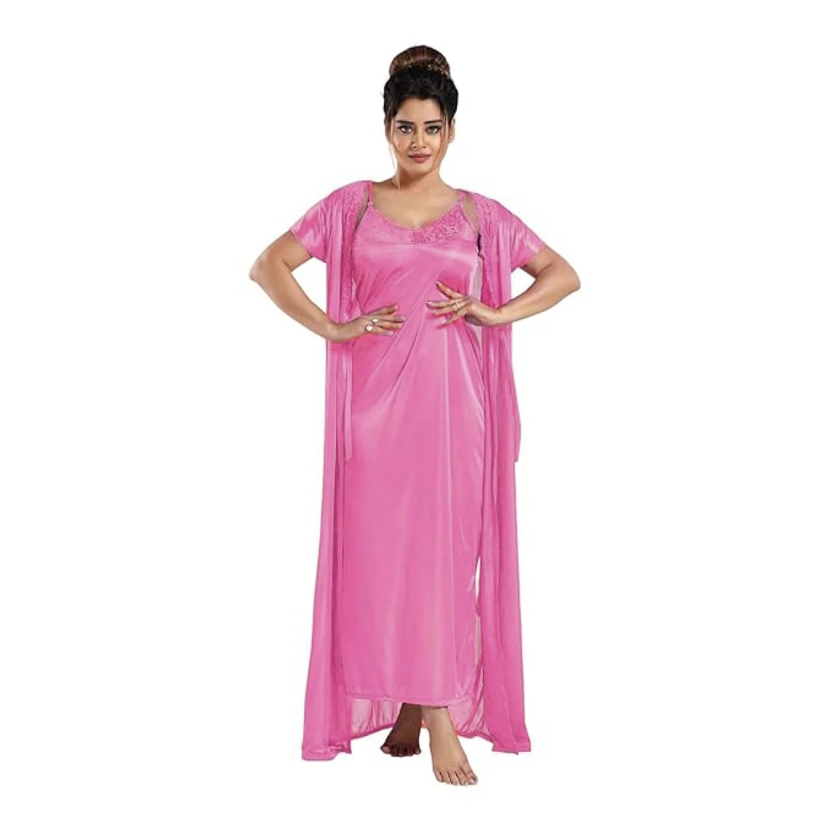 6 Part Nighty Dress Best Quality - Image 3